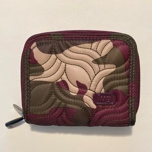 Lug Splits Wallet in Camo Berry